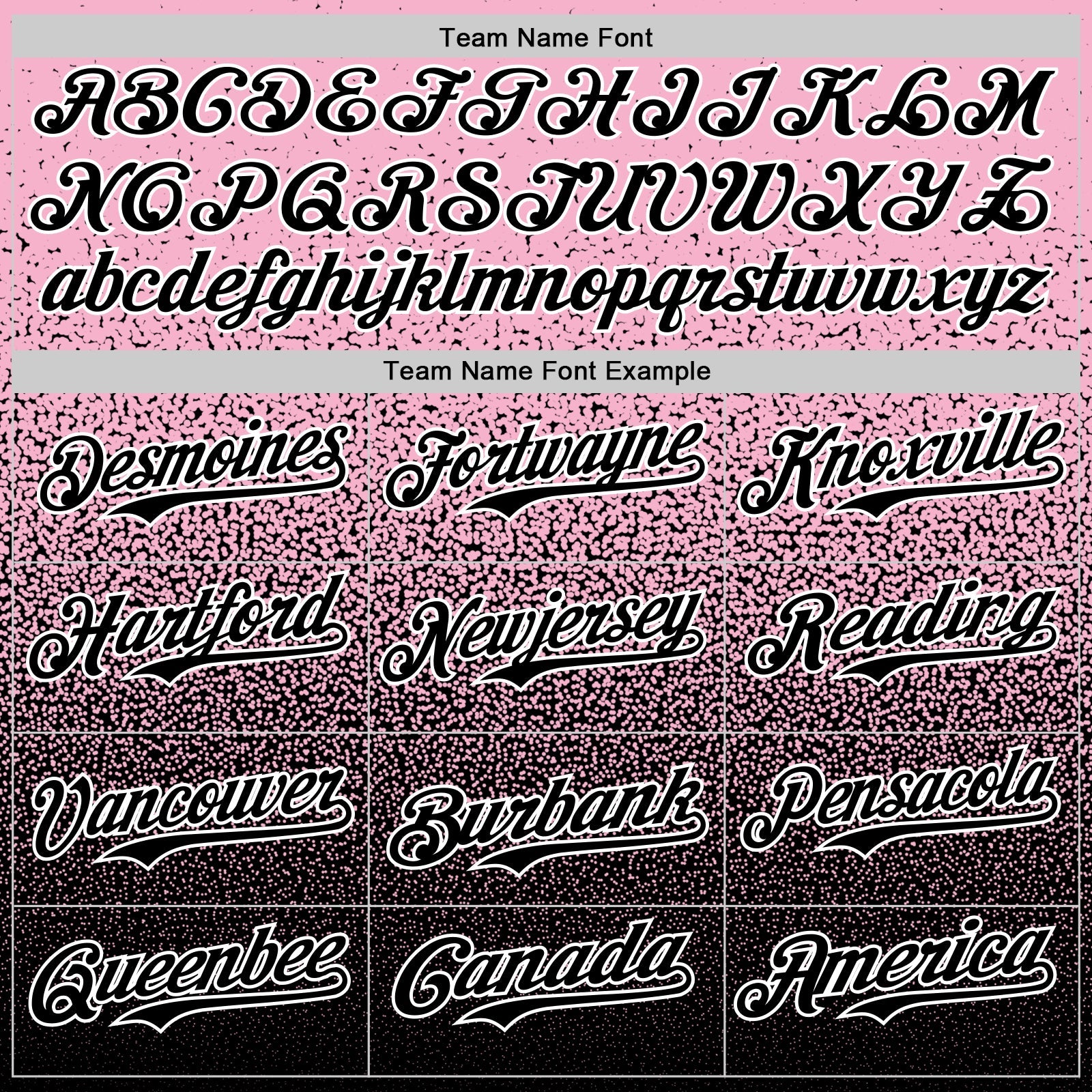 Custom Light Pink Black-White Fade Fashion Speckle Authentic Baseball Jersey