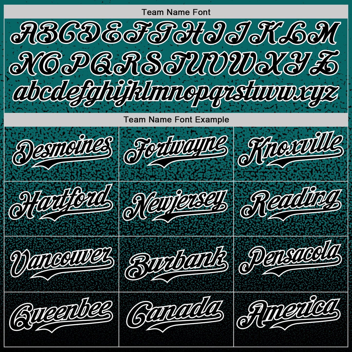 Custom Teal Black-White Fade Fashion Speckle Authentic Baseball Jersey