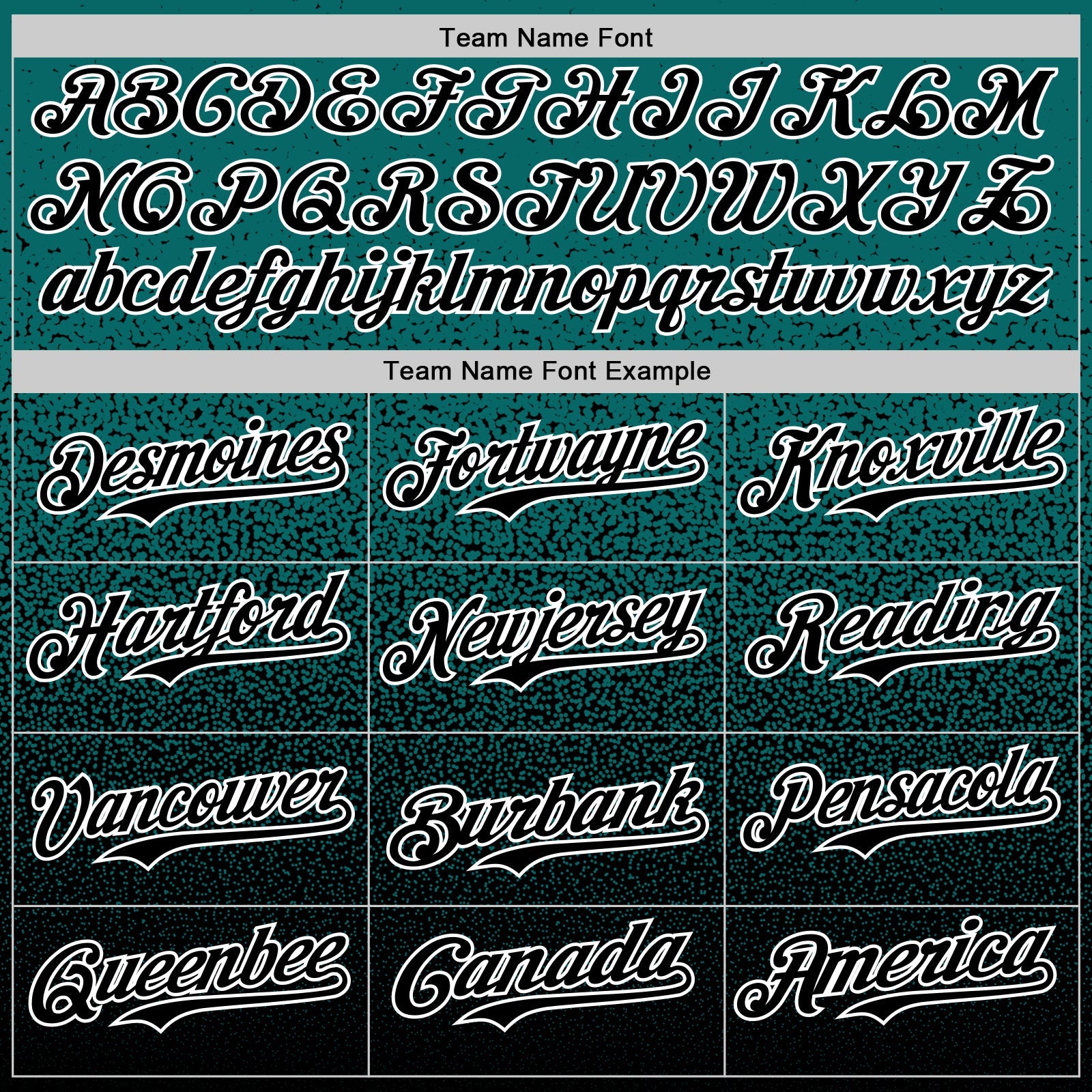 Custom Teal Black-White Fade Fashion Speckle Authentic Baseball Jersey