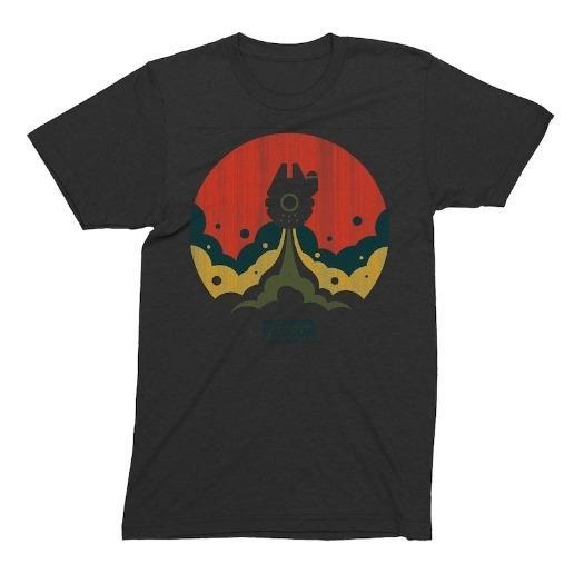 Falcon 77 Men's T-Shirt, Unisex Sci Fi T Shirt, Mens Space Themed Tee Shirt, Geek t-shirt, TV Movie Tshirt, Mens Gift...