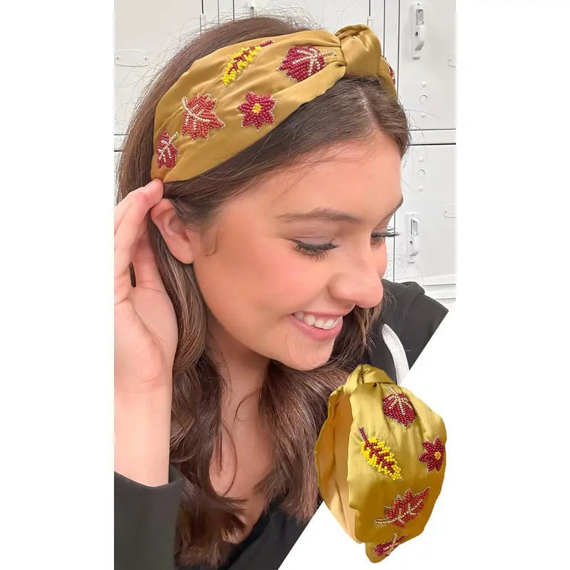Fall Beaded Headband - Autumn Leaf Vibes #FallHeadband #LeafStyle #AutumnAccessories T-Shirts, Hoodie, Sweatshirt
