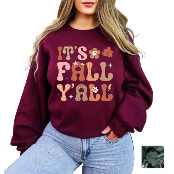 Fall Bundle Includes Crewneck Sweatshirt & Hooded Sweatshirt T-Shirts, Hoodie | WearSparks.com