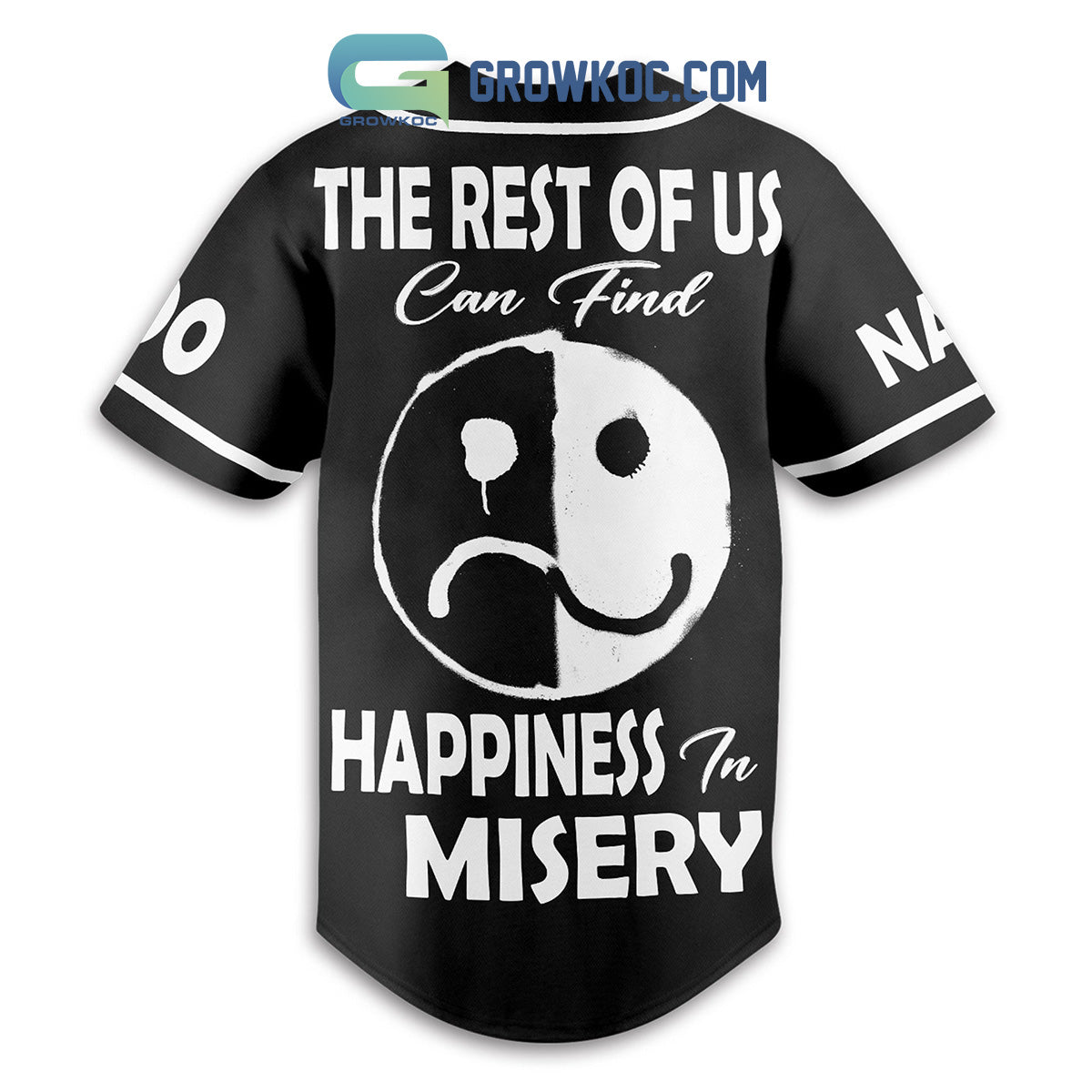 Fall Out Boy Happiness In Mistery Personalized Baseball Jersey
