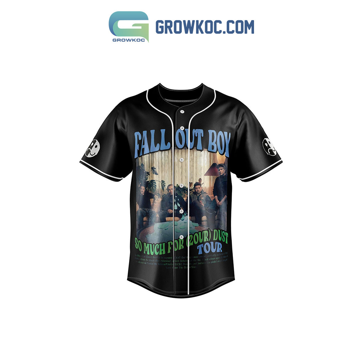 Fall Out Boy So Much For 20ur Dust With Jimmy Eat World Baseball Jersey