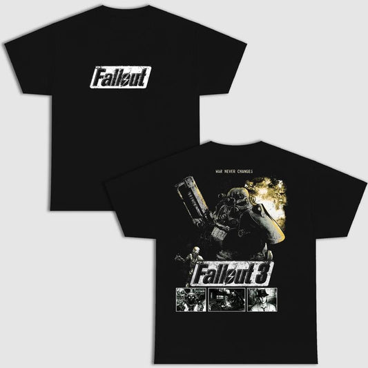 Fallout 3, Retro Gamer Shirt, Retro Gaming Appeal, Gaming Streetwear, Perfect Gift for Fans, Unisex Heavy Comfort Color...