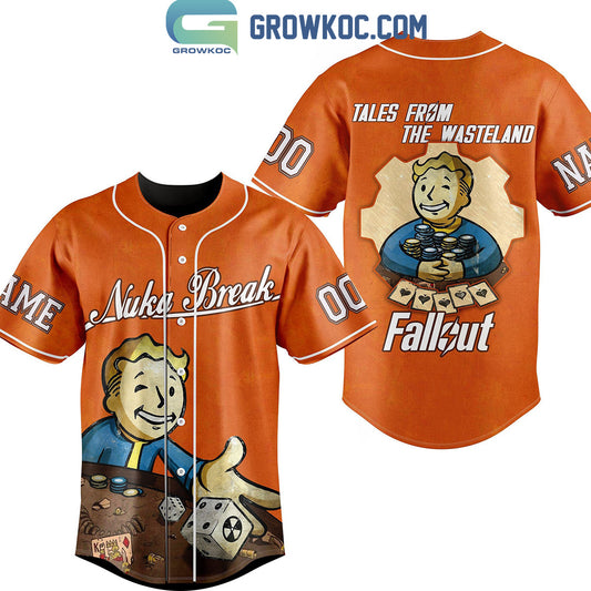 Fallout Nuka Break Tales From The Wasteland Personalized Baseball Jersey