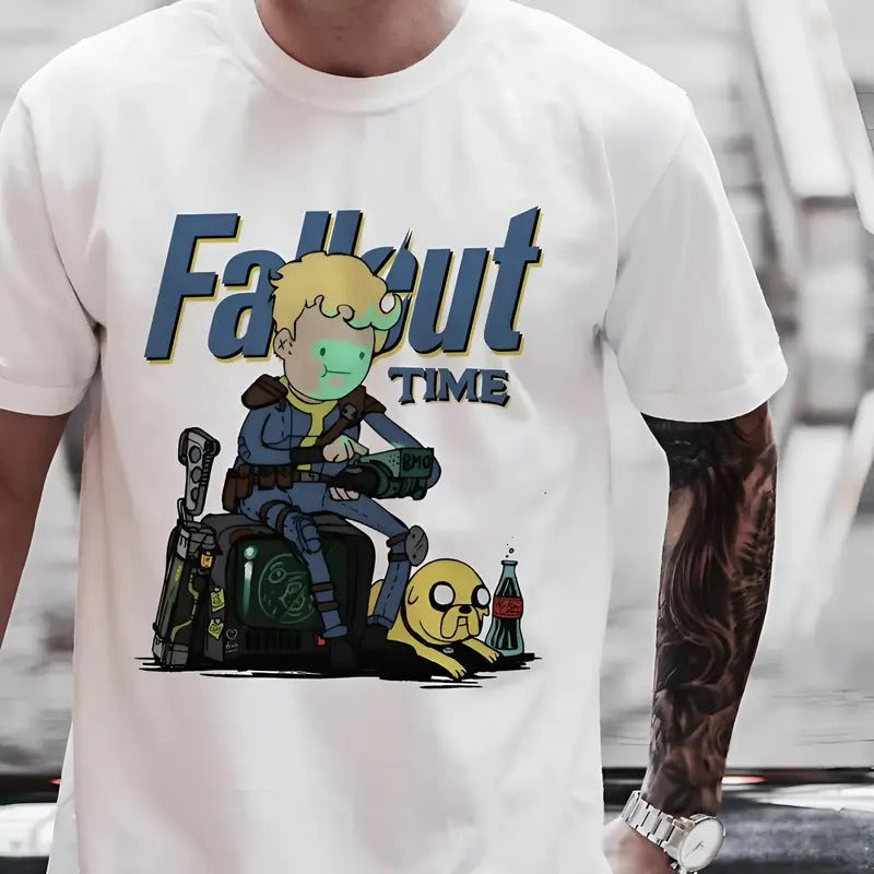 Fallout Time Shirt, Cartoon Character T-shirt Sweatshirt Hoodie, For Men For Women | WearSparks.com