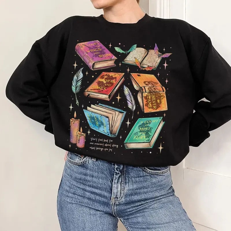 Fan Of ACOTAR Series Sweatshirt, The Bat Boys Crewneck, Velaris Book Lover Sweater, SJM Inspired Sweatshirt, Gift For...