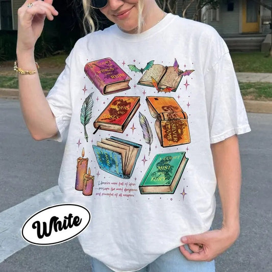 Fan Of ACOTAR Series T-Shirt, The Bat Boys Shirt, Velaris Book Lover T Shirt, SJM Inspired Tee, Gift For Bookish Hoodie,...