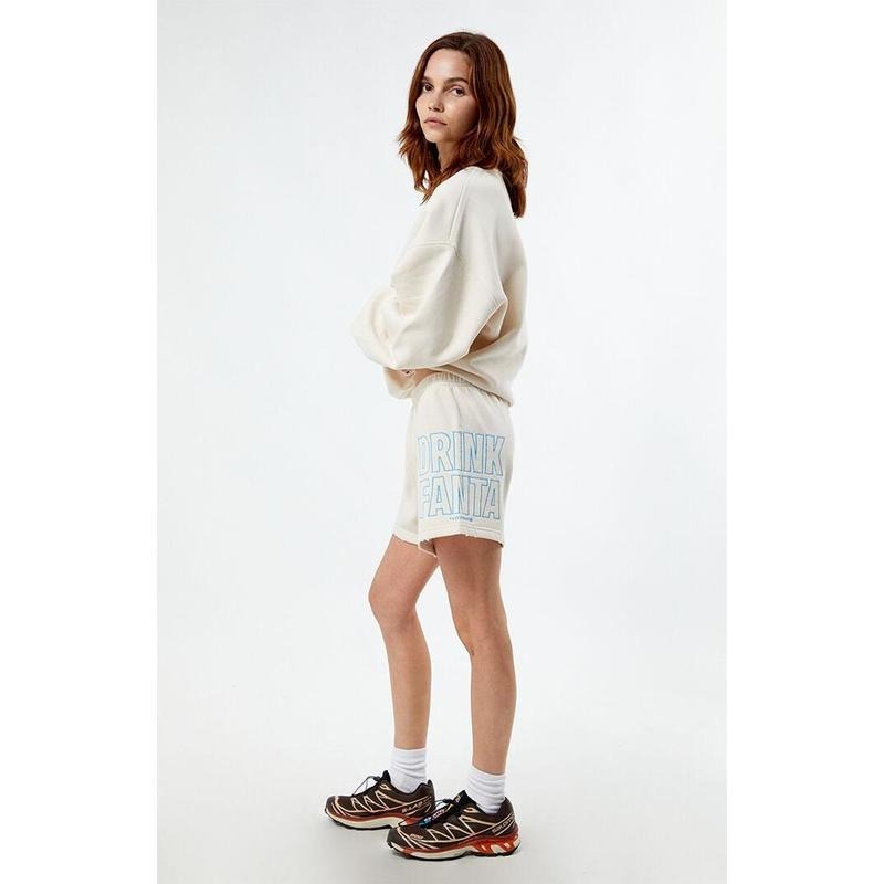 Fanta Women's x PacSun Slim Sweat Shorts T-Shirts, Hoodie, Sweatshirt | WearSparks.com