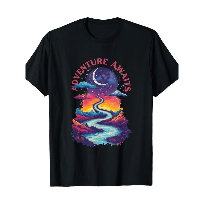 Fantastic Landscape Adventure Waiting Men's T-shirt -100% cotton Made in USA Hoodie, Sweatshirt | WearSparks.com