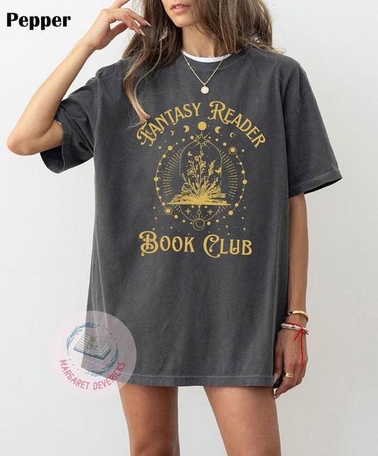 Fantasy Reader Book Club Shirt, Librarian tshirt, Bookworm tshirt, Librarian Gifts, Reading Book Lover T-Shirt, Book...