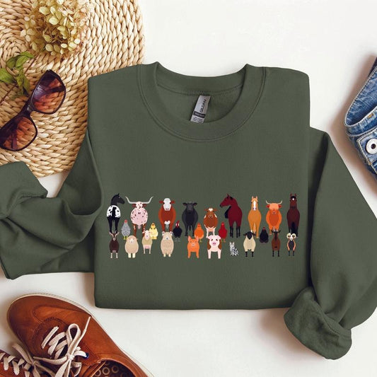 Farm Animals Lover Sweatshirt T-Shirts, Hoodie | WearSparks.com
