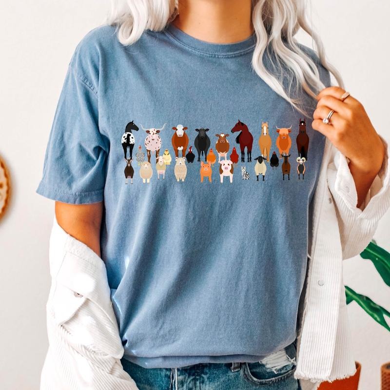 Farm Animals Lover T-Shirtstyle{n002}2 T-Shirts, Hoodie, Sweatshirt | WearSparks.com