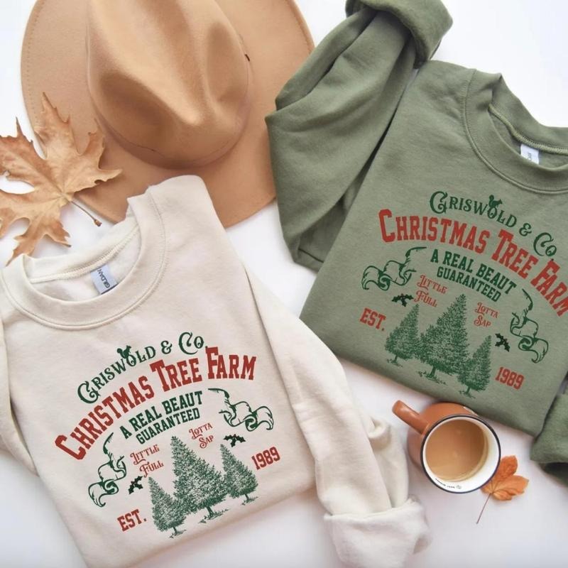 Farm Fresh Christmas Tree Farm Shirt, Christmas Sweatshirt, Christmas Tree Farm Shirt, Funny Christmas Sweatshirt,...