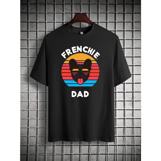 Fashion printed cotton short-sleeved T-shirt American fashion trend brand printed bottom shirt men's summer crew-neck...