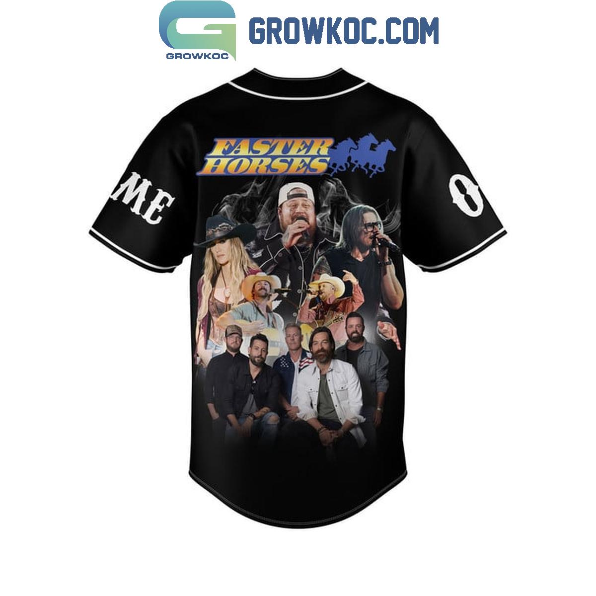 Faster Horses Real Quality 100 Proof 2024 Personalized Baseball Jersey