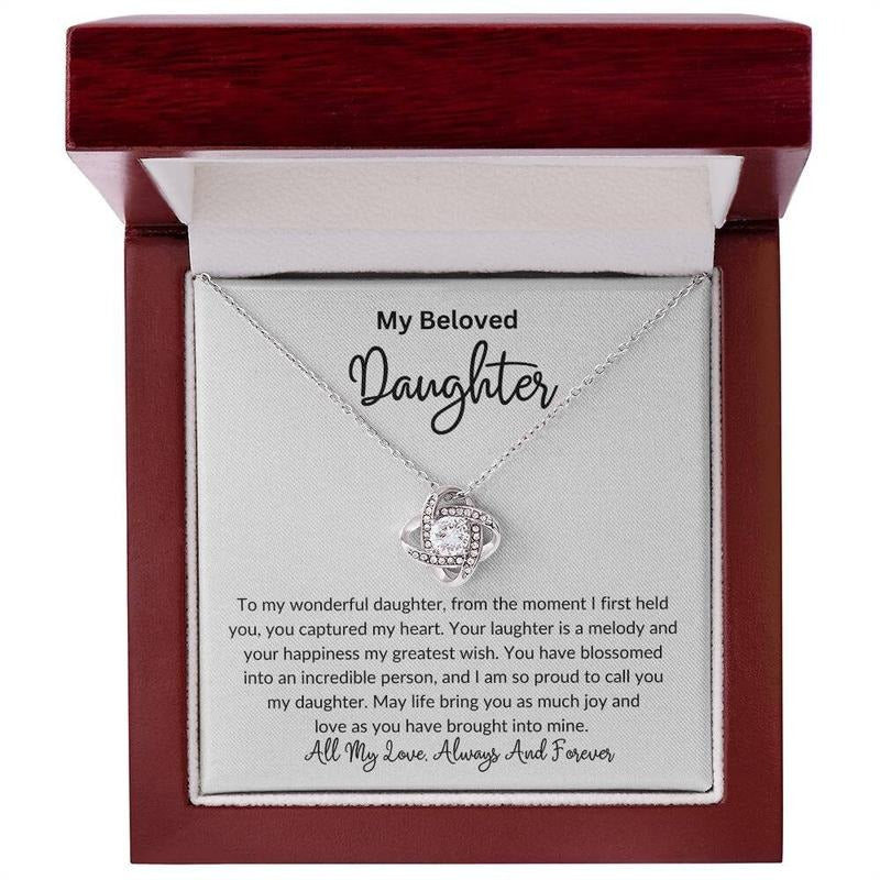 Father Daughter Necklace, Gift From Dad, To Daughter From Dad, Christmas Gift From Dad, Daughter Necklace Necklace With...