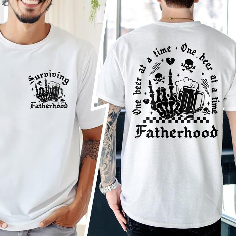 FatherHood Sweatshirt, One Beer At A Time Shirt, Dad Sweatshirt, Father Gift, Father Sweatshirt, Funny Father Sweatshirt...