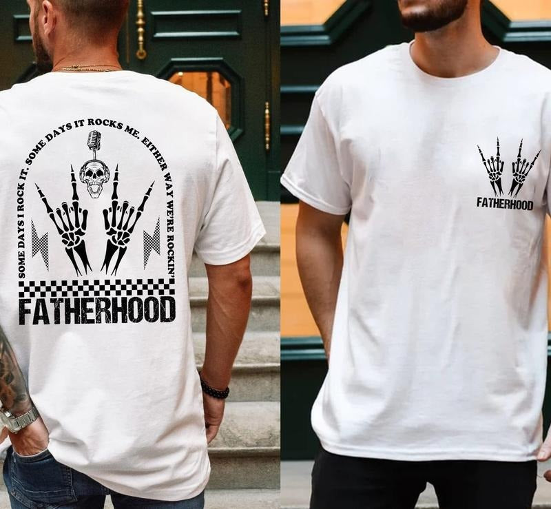 Fatherhood Some Day I Rock It T-shirt, Retro Fatherhood Shirt, Father's Day Gift Hoodie, Sweatshirt | WearSparks.com