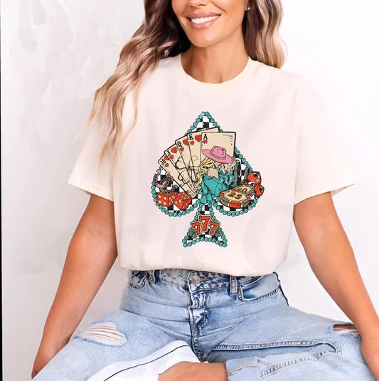 Feeling Lucky T-Shirt | Neon Western T-Shirt | Turquoise Shirt | Trendy Country Shirt | Retro Western T-Shirt Hoodie,...