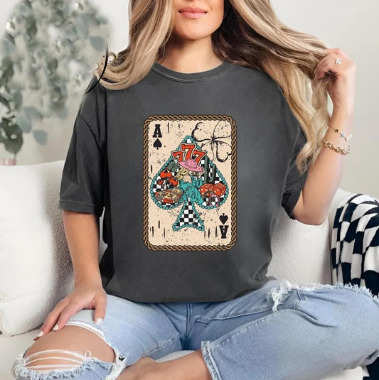 Feeling Lucky T-shirt | Neon Western T-shirt | Turquoise shirt | Trendy Country | Retro Western tee Hoodie, Sweatshirt