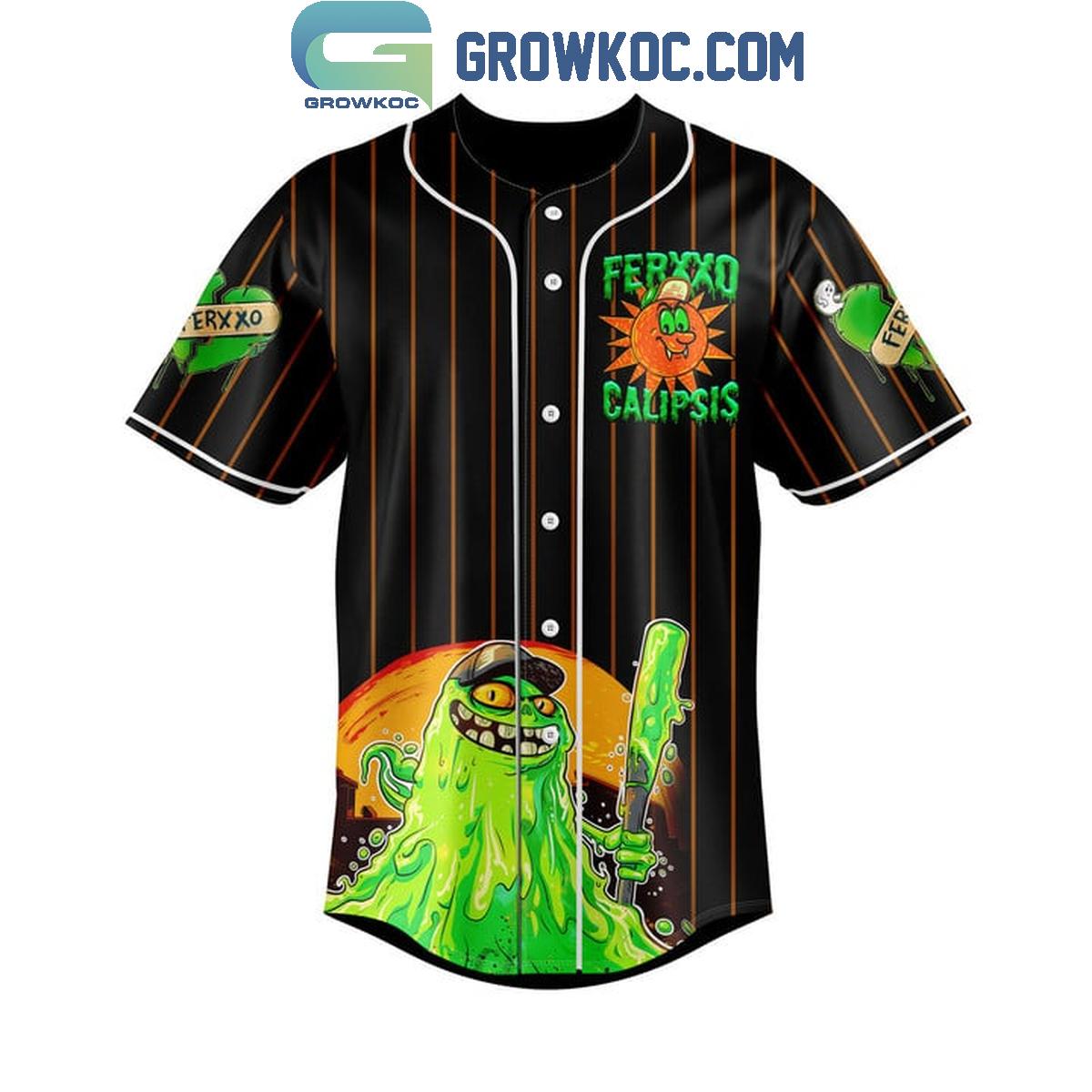Feid Ferxxo Calipsis Slimer Monster Personalized Baseball Jersey