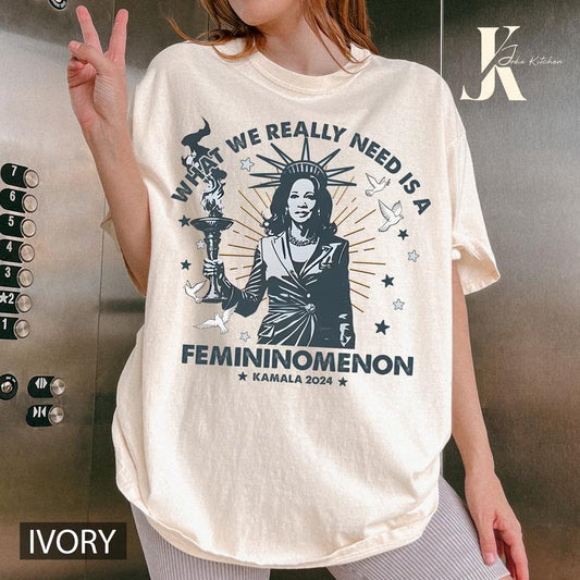 Femininomenon Kamala 2024 Shirt, Kamala Harris For President Sweatshirt, I'm Speaking, Kamala Chappell Singer Roan, Vote...