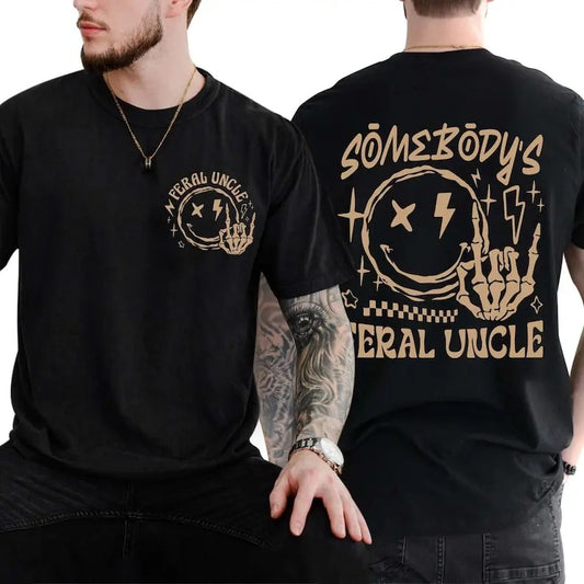 Feral Uncle Shirt for Men, Shirt for Uncle, Pregnancy Reveal, Cool Uncles Shirt for New Uncle, Uncle Sweatshirt, Fathers...