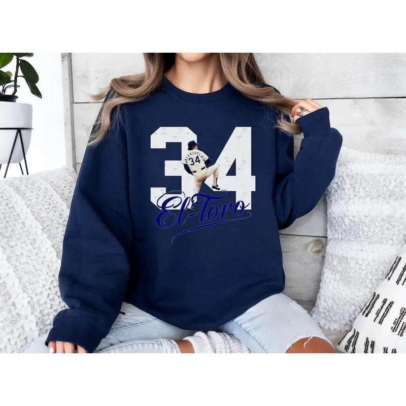 Fernando Valenzuela Sweatshirt, 34 Baseball Shirt, Fernando Valenzuela T Shirt, RIP Memorial Shirt, Fernando 34 Hoodie