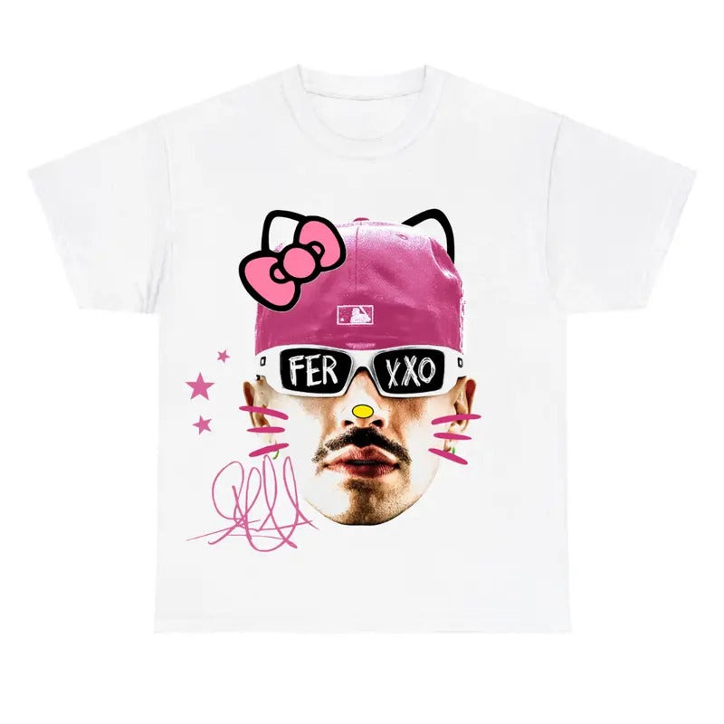 Ferxxooo Pink Kitty Shirt Hoodie, Sweatshirt | WearSparks.com