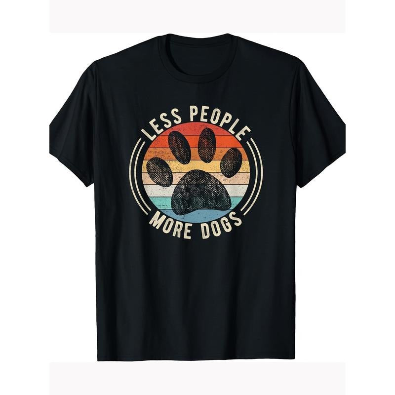 Fewer dog lovers More Dog T-shirt  100% cotton T-shirt Made in USA Hoodie, Sweatshirt | WearSparks.com