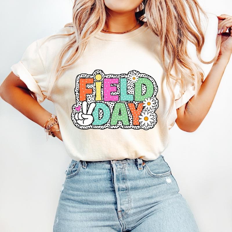 Field Day T-Shirt, Last Day of School T-Shirt, Dalmatian Dots T-Shirt, Funny Teacher T-Shirt, End of School, Teacher...