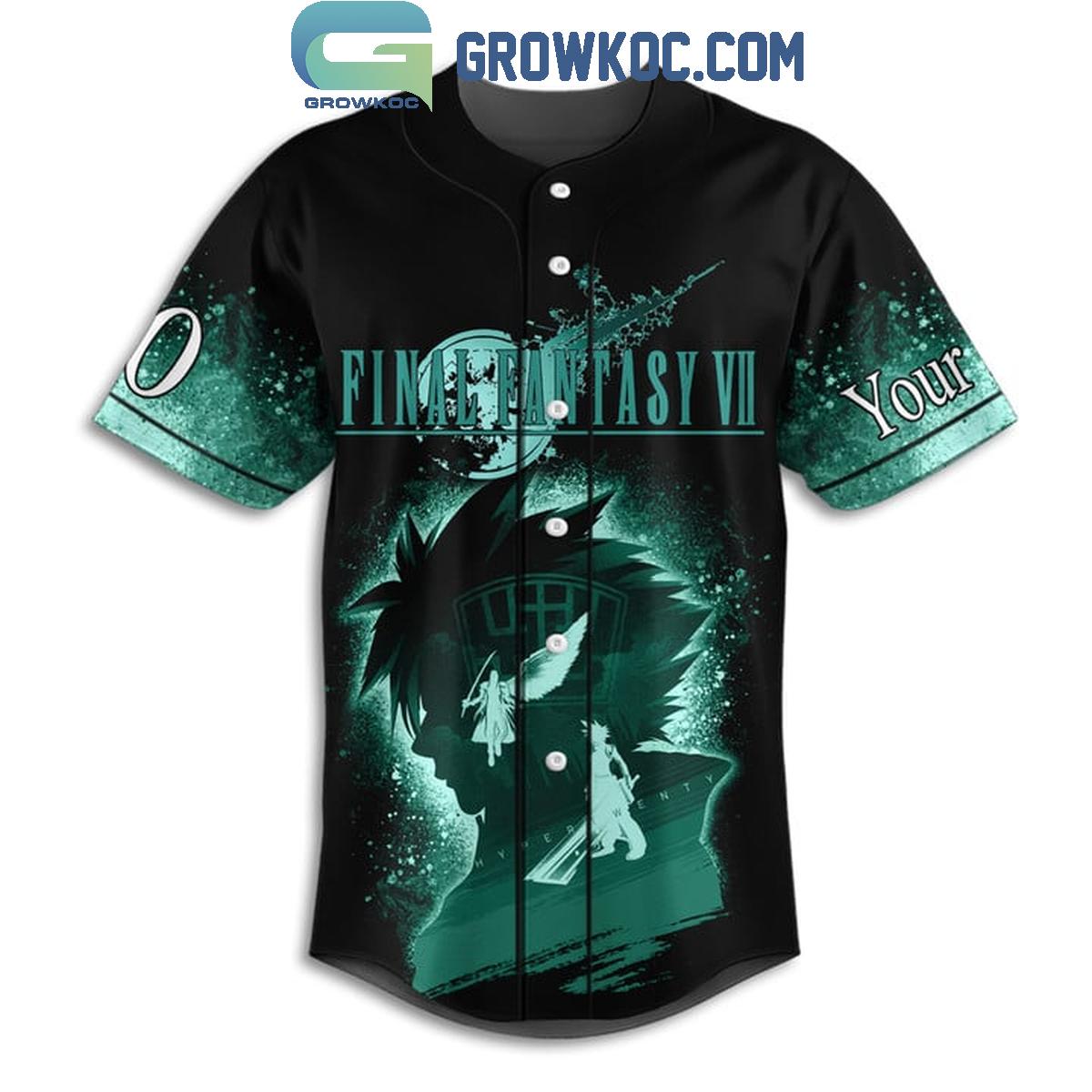 Final Fantasy VII All Characters All Arc Personalized Baseball Jersey