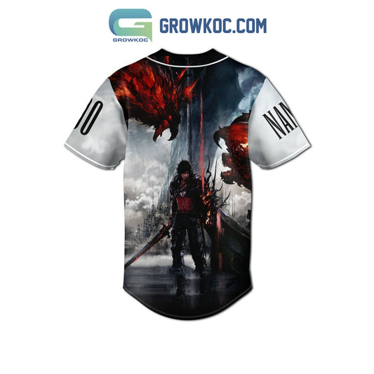 Final Fantasy XVI Personalized Baseball Jersey