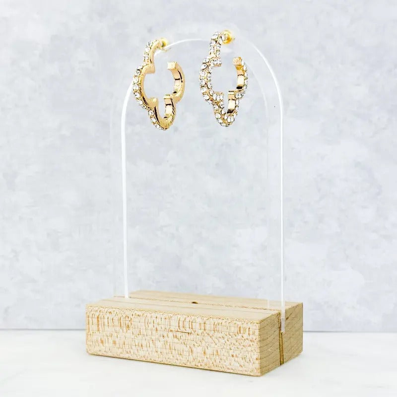 Find Me Quatrefoil Hoop Earrings T-Shirts, Hoodie, Sweatshirt | WearSparks.com