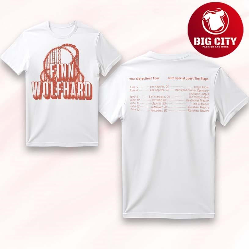 Finn Wolfhard Roller Coaster Spring 2025 Tour Two Sided Shirt