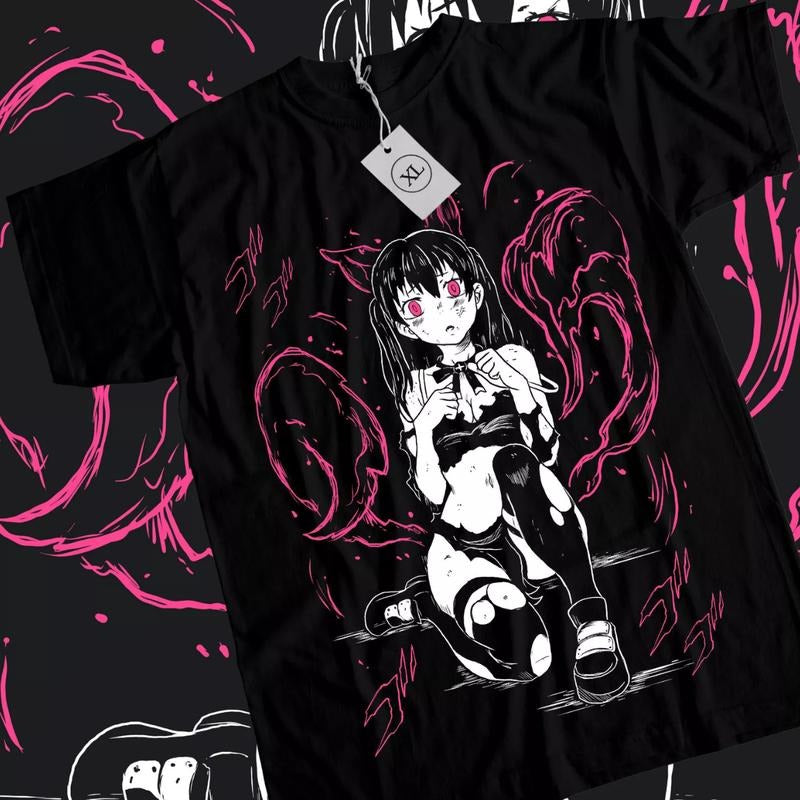 Fire Force Anime T-Shirt & Sweatshirt, Cat Girl Tamaki Graphic Tee, Anime Manga Lover Gifts Ball Comfort Hoodie