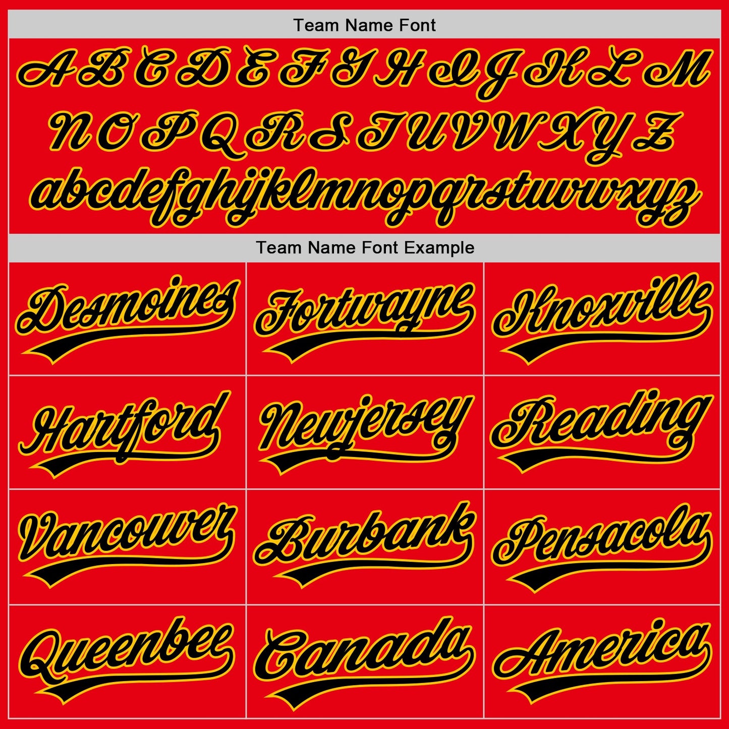 Custom Fire Red Black-Yellow Authentic Baseball Jersey