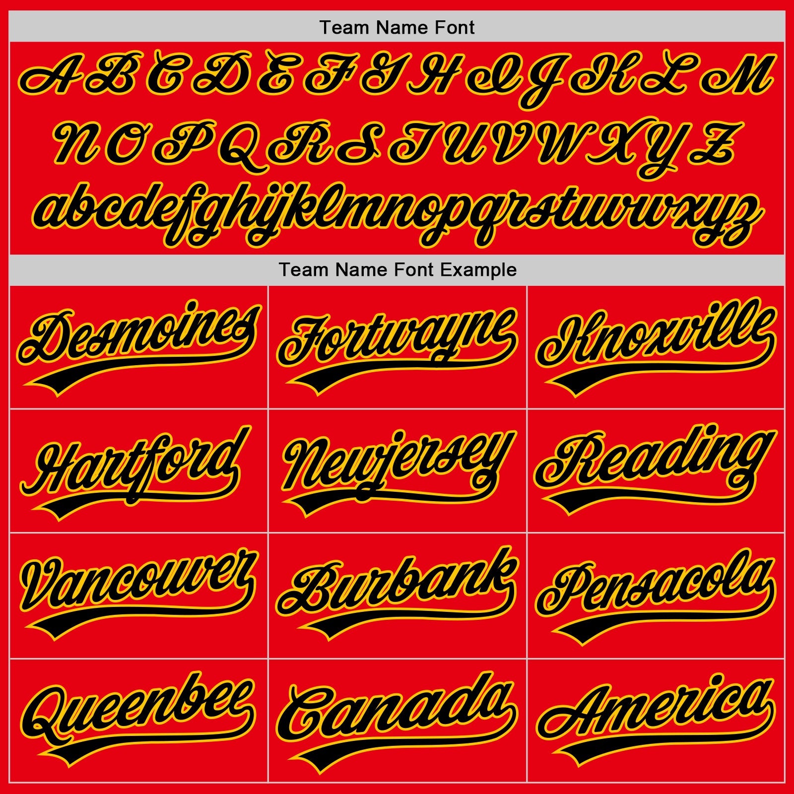 Custom Fire Red Black-Yellow Authentic Baseball Jersey