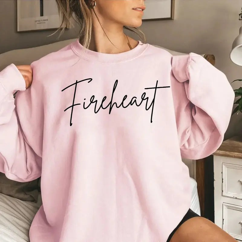 Fireheart Sweatshirt, Throne Of Glass Crewneck, Aelin Sweatshirt, Sarah J Maas Merch, To Whatever End Shirt, Unisex...