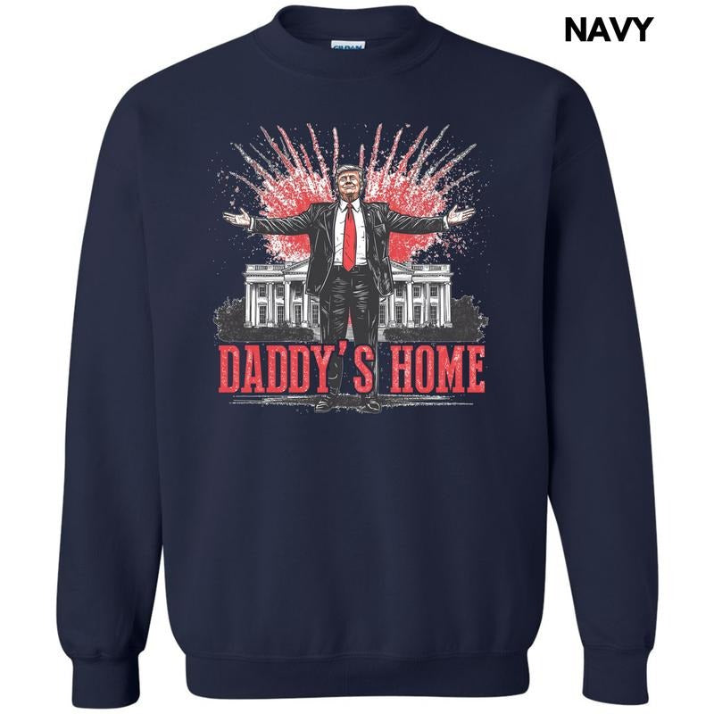 Firework Daddy's Home Sweatshirt 'NLB' T-Shirts, Hoodie | WearSparks.com