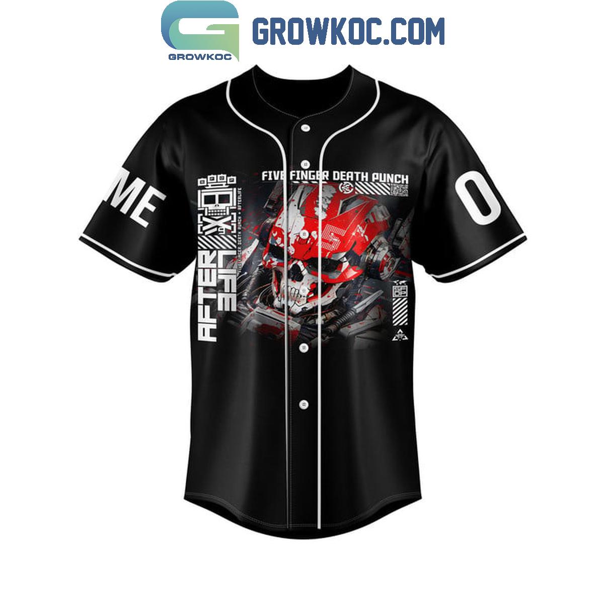 Five Finger Death Punch Afterlife Deluxe Personalized Baseball Jersey