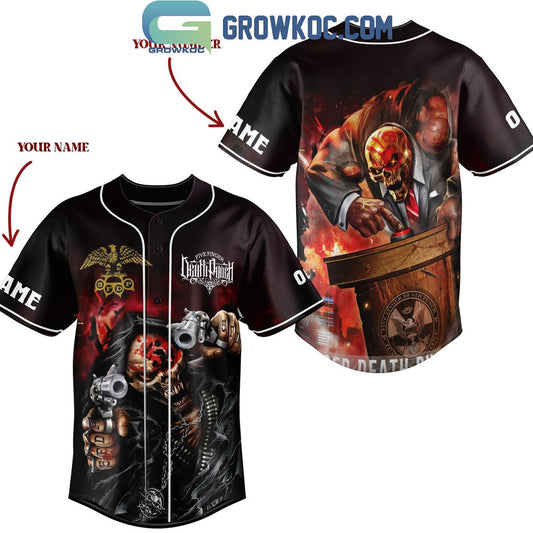 Five Finger Death Punch Blue On Black Personalized Baseball Jersey