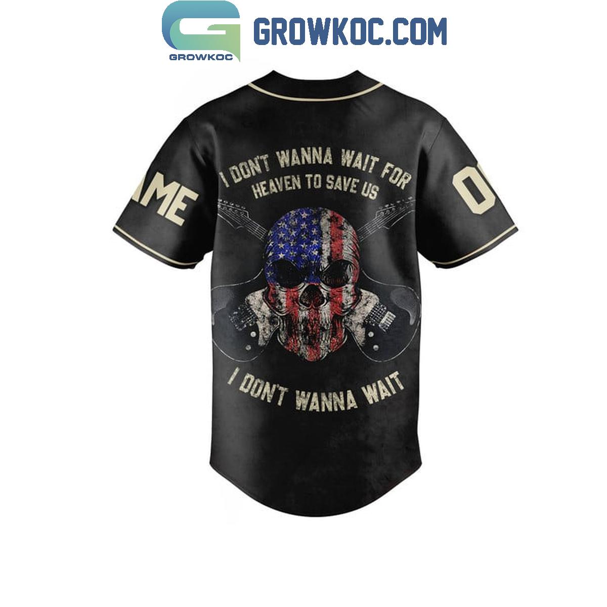 Five Finger Death Punch I Don’t Wanna Wait Personalized Baseball Jersey