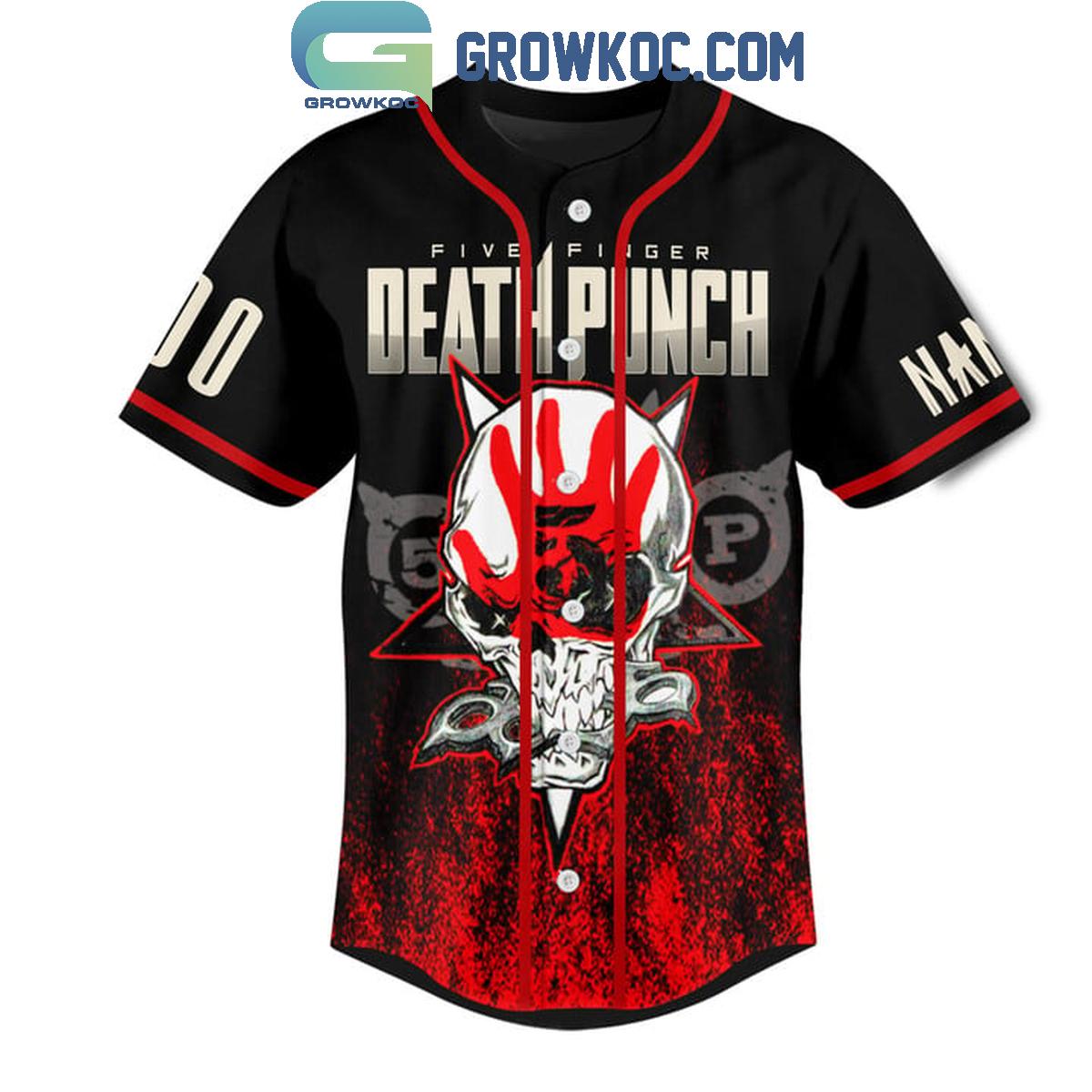 Five Finger Death Punch The Devil Is Like Me Personalized Baseball Jersey