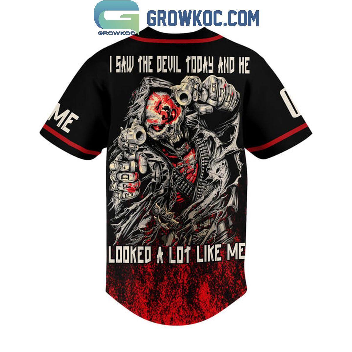 Five Finger Death Punch The Devil Is Like Me Personalized Baseball Jersey