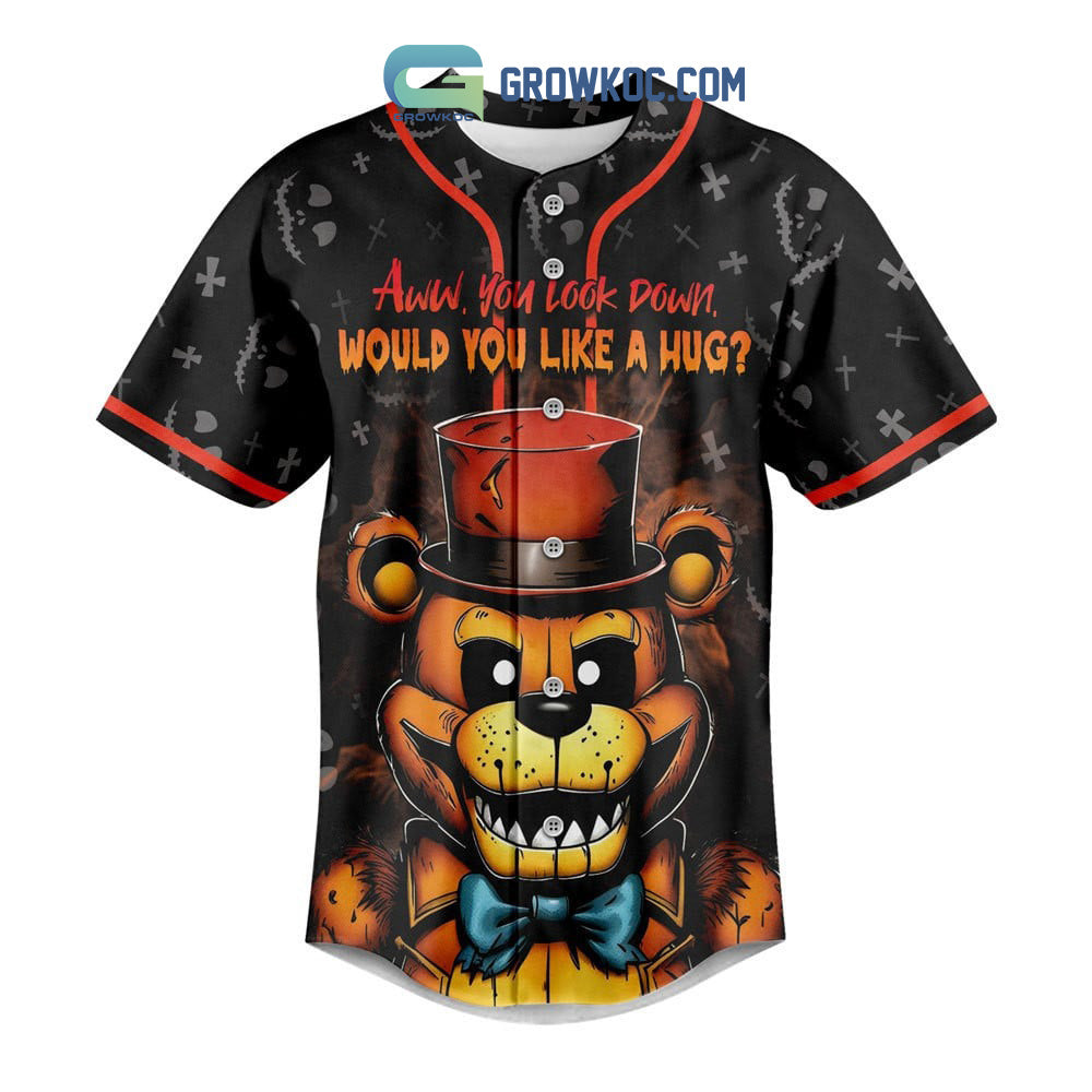 Five Night At Freddy Fazbear Round And Round We Go Where We’re Going Nobody Know Baseball Jersey