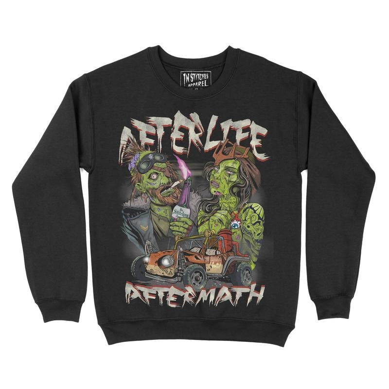 Fleece Crewneck Sweatshirt - Afterlife Aftermath T-Shirts, Hoodie | WearSparks.com