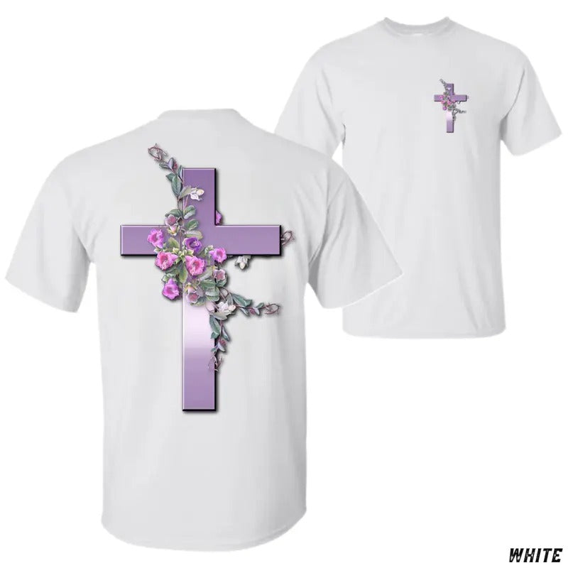 Floral Cross T-shirt
